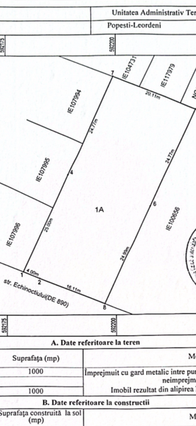 Popesti Leordeni, zona Drumul Fermei.